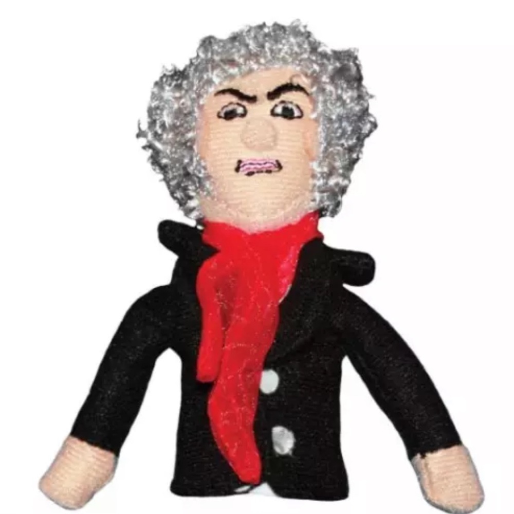 The Unemployed Philosopher’s Guild Ludwig van Beethoven Finger Puppet, Preowned